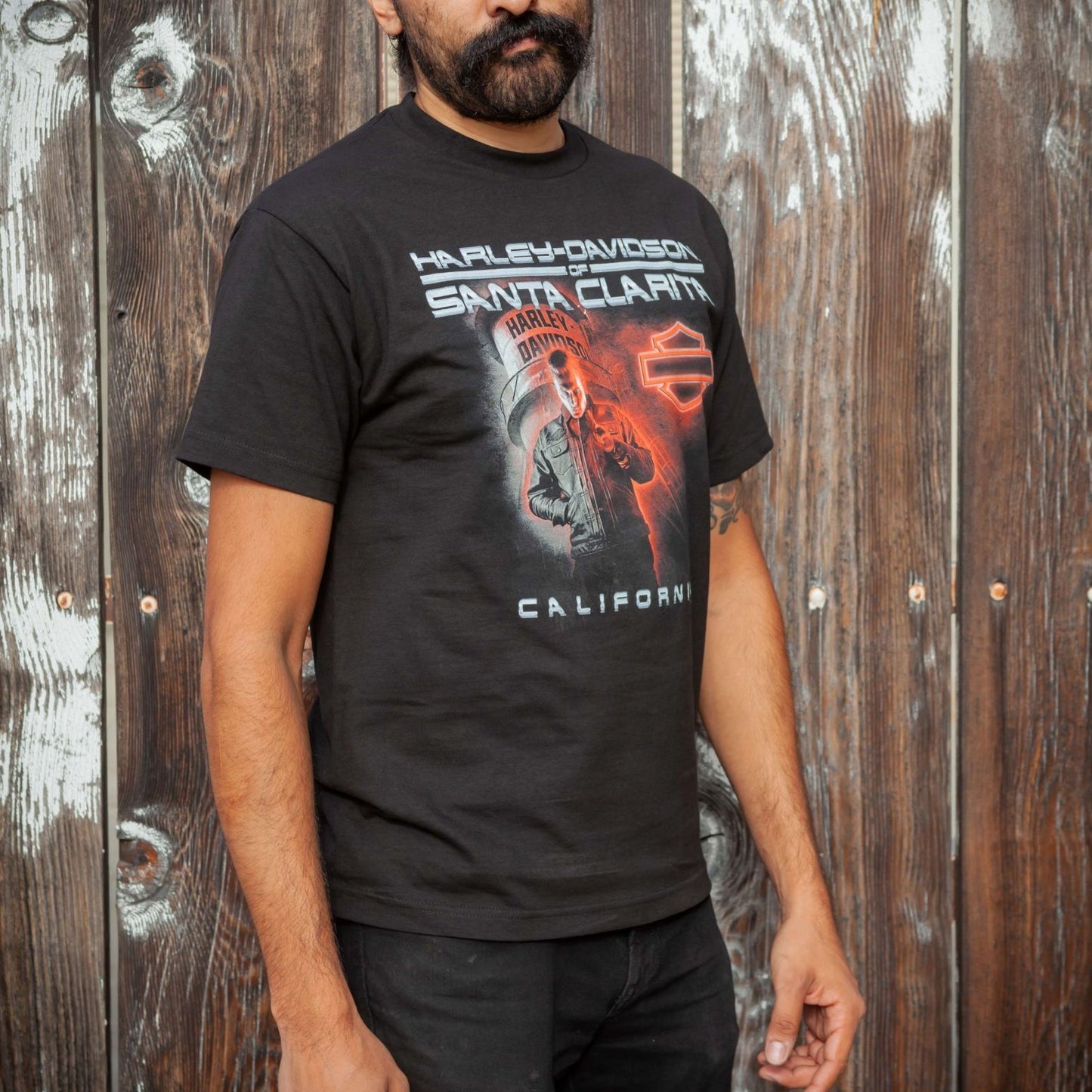 Harley-Davidson® of Santa Clarita Shirt Robert Patrick RPT-1000 Black