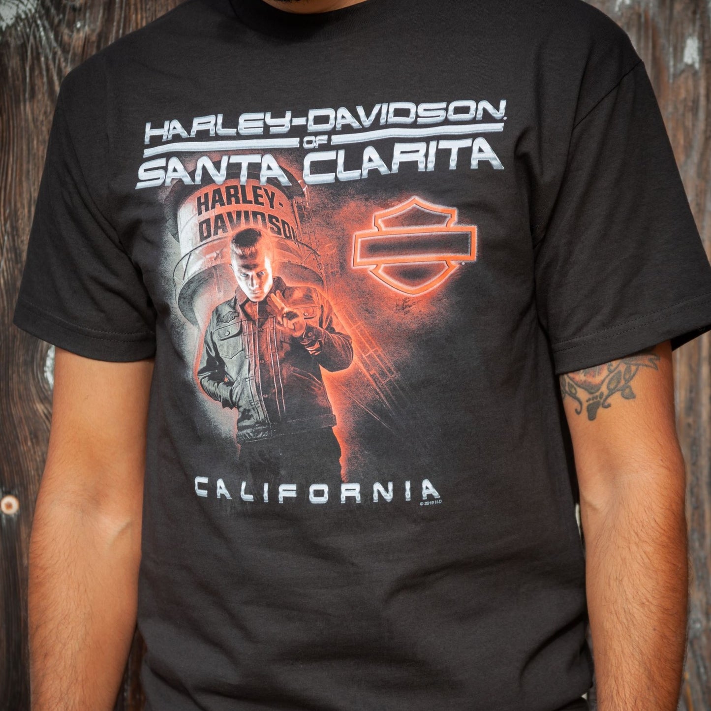 Harley-Davidson® of Santa Clarita Shirt Robert Patrick RPT-1000 Black