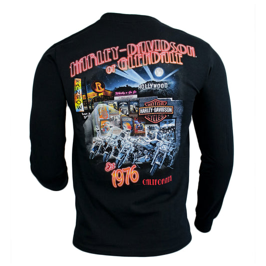 Harley-Davidson® of Glendale Shirt Long Sleeve Hollywood Nights