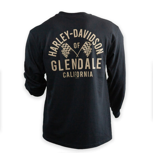 Harley-Davidson® of Glendale Shirt Long Sleeve Gold Racer II