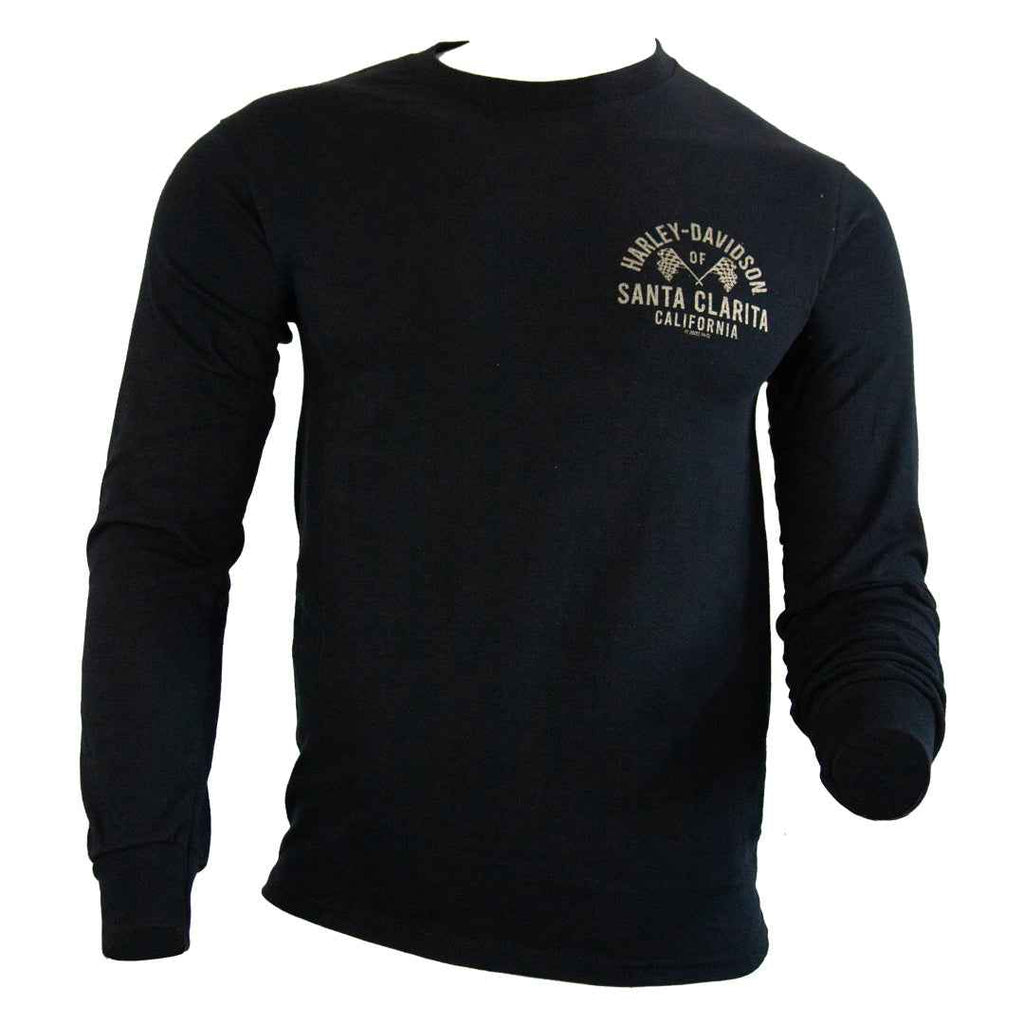 Harley-Davidson® of Santa Clarita Shirt Long Sleeve Gold Racer II - Harley-Davidson® of Santa Clarita E-commerce Store