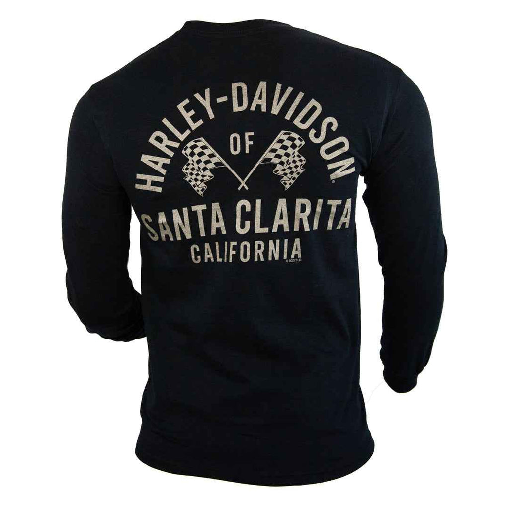 Harley-Davidson® of Santa Clarita Shirt Long Sleeve Gold Racer II - Harley-Davidson® of Santa Clarita E-commerce Store