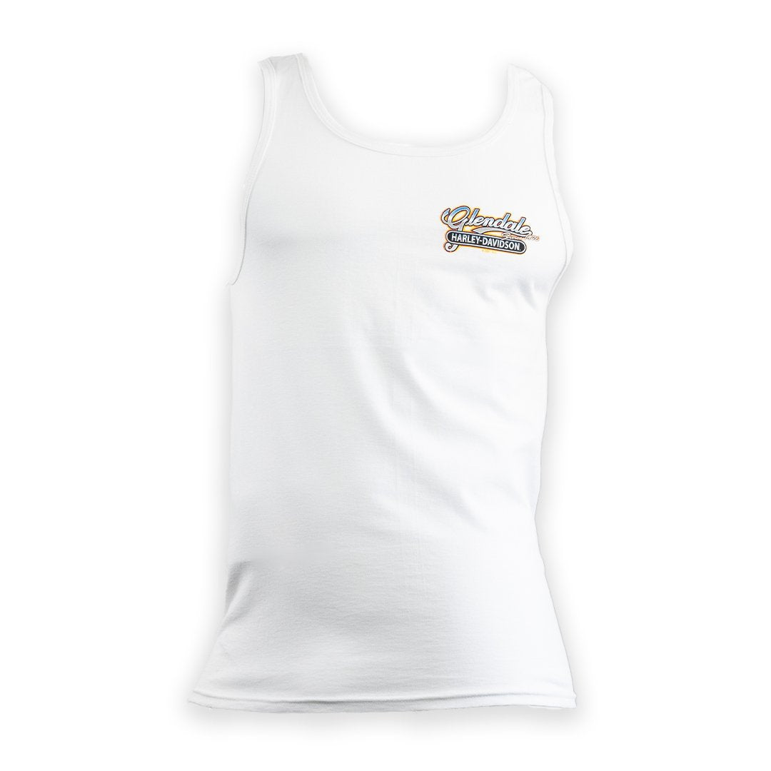 Harley-Davidson® of Glendale Tank Top Sleeveless Hollywood Palms