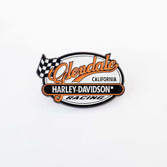 Harley-Davidson® of Glendale Racing Enamel Pin Full Color